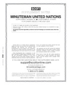 Scott United Nations Minuteman Album Supplement, 2021 No. 31