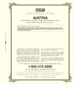 2021 Scott Austria Stamp Album Supplement, No. 52