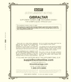 Scott Gibraltar Album Supplement, 2021  No. 25