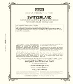 Scott Switzerland Album Supplement, 2020 No. 52