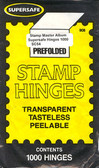 Supersafe Prefolded Stamp Hinges - 5 Packs