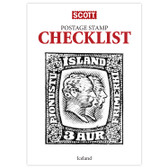 Scott Postage Stamp Checklist: Iceland