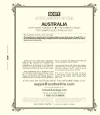 Scott Australia Album Supplement, 2021 No. 75