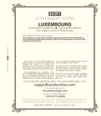 Scott Luxembourg Stamp Album Supplement, 2020 No. 69
