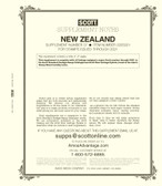 Scott New Zealand Stamp Album Supplement, 2021  No. 37