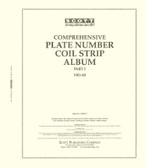 Scott PNC Coil Strips  Stamp Album Pages, Part 1 (1981 - 1988)