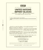Scott United Nations Imprint Blocks Album Supplement, 2021 No. 69