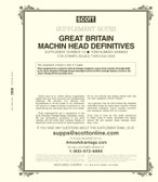 Scott Great Britain Machins Album Supplement 2022,  No. 13