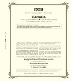 Scott Canada Album Supplement, 2022 No. 74