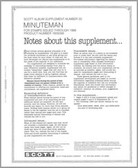 Scott Minuteman Album Supplement, 1988 No. 20