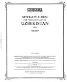 Scott Uzbekistan Stamp Album Pages, Part 1 (1992 - 1997)