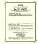 Scott Baltic States Stamp Album Supplement, 2022 No. 31