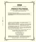 Scott French Polynesia Stamp Album Supplement 2022 No. 27