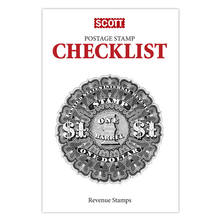 Scott Postage Stamp Checklist US Revenues