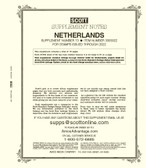 Scott Netherlands Album Supplement, 2022  No. 73