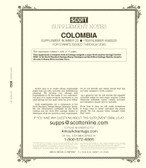 Scott Colombia Stamp Album Supplement, 2020 No. 23