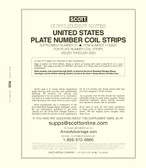 Scott U.S. Plate Number Coils - Simplified Album Supplement,  No. 31 2020