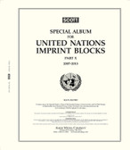 United Nations Imprint Blocks Album Pages, Part 10 (2007 - 2015)