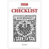 Scott Postage Stamp Checklist:  Germany