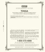 Scott Tonga Stamp  Album Supplement, 2017 No. 17
