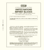 Scott United Nations Imprint Blocks Album Supplement, 2024 No. 73
