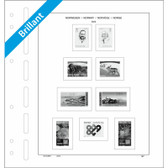 2023 Schaubek Norway Hingeless Album Pages
