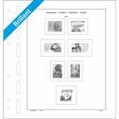 2022 Schaubek Norway Hingeless Album Pages