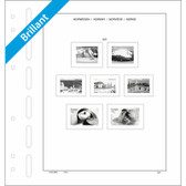 2021 Schaubek Norway Hingeless Album Pages