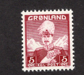 Greenland, Scott Cat. No. 02, MNH