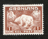 Greenland, Scott Cat. No. 09, Mint Hinged