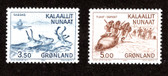 Greenland, Scott Cat. No. 146 - 147,  MNH