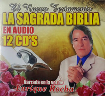 LA SAGRADA BIBLIA EN AUDIO Narrada por Enrique Rocha (24 CD's)