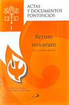 RERUM NOVARUM (LA CUESTION OBRERA) Leon XIII