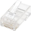 Intellinet Cat6 2-prong Modular Plugs, Jar of 100 UTP, Cat6 Modular Plugs for Stranded Wire"
