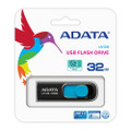 ADATA DashDrive Series UV128 32GB USB 3.0 Flash Drive, Black/Blue (AUV128-32G-RBE)