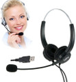 TelPal Corded Hands-Free Call Center Headset