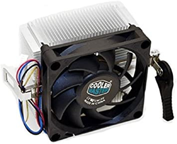 Intel AMD Socket 1151 1150 AM3 AM2 3-Pin Connector CPU Cooler with Aluminum Heatsink & 3.14-Inch Fan with Thermal Paste for Desktop PC Computer 