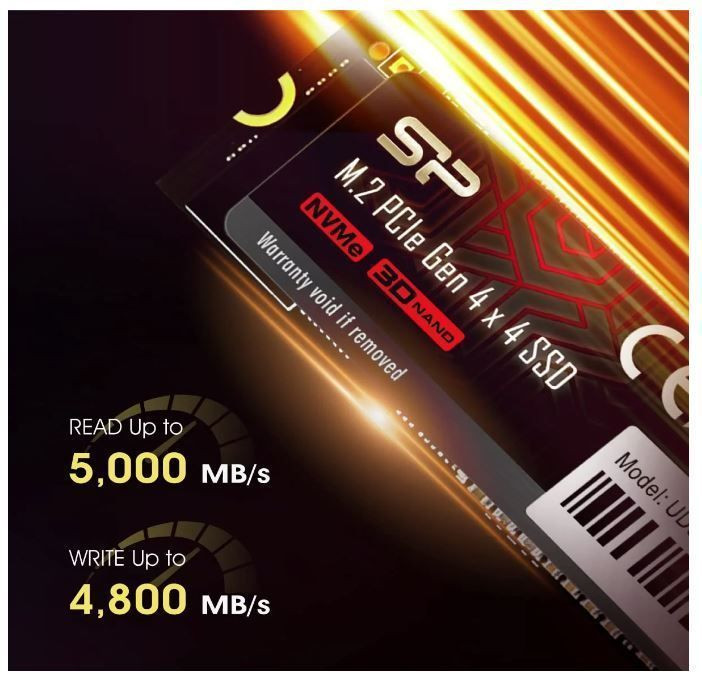 Silicon Power 1TB UD90 NVMe 4.0 PC Station Inc