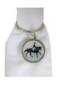 Dressage Horse and Rider Napkin Ring, Set of 4