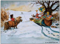 Norman Thelwell "Santa" Placemats, Set of 4