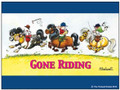 Norman Thelwell "Galloping Group" Placemats, Set of 4