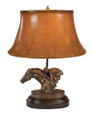  Down the Stretch Horse Lamp
