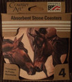 Horse Kiss Coaster Set