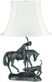 Huntsman with Hound Lamp

SKU # A20-1803A

This beautiful lamp features a mounted huntsman bending down to tend to his hound. 

3 way 150 watt max.

9 lbs.

28"H