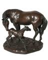 Horse Mare and New Foal Sculpture

SKU # 20-2105A

Classic pose of mare horse and her new foal by Belden.

Please see our matching lamp.

10"L x 8.5"H x 7"D