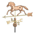 Standard Size Polished Copper Smithsonian Running Horse Weathervane