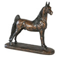 Saddlebred Horse Sculpture
