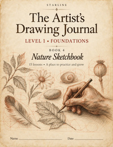 Drawing Level 1 Book 4: Nature Sketchbook — cover