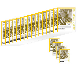 Algebra I Set: 16 student booklets and four score-key booklets.