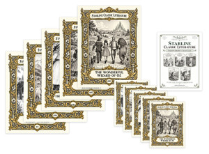 Grade 6 Classic Literature Bundle - Courses 601–605: 11 covers shown.